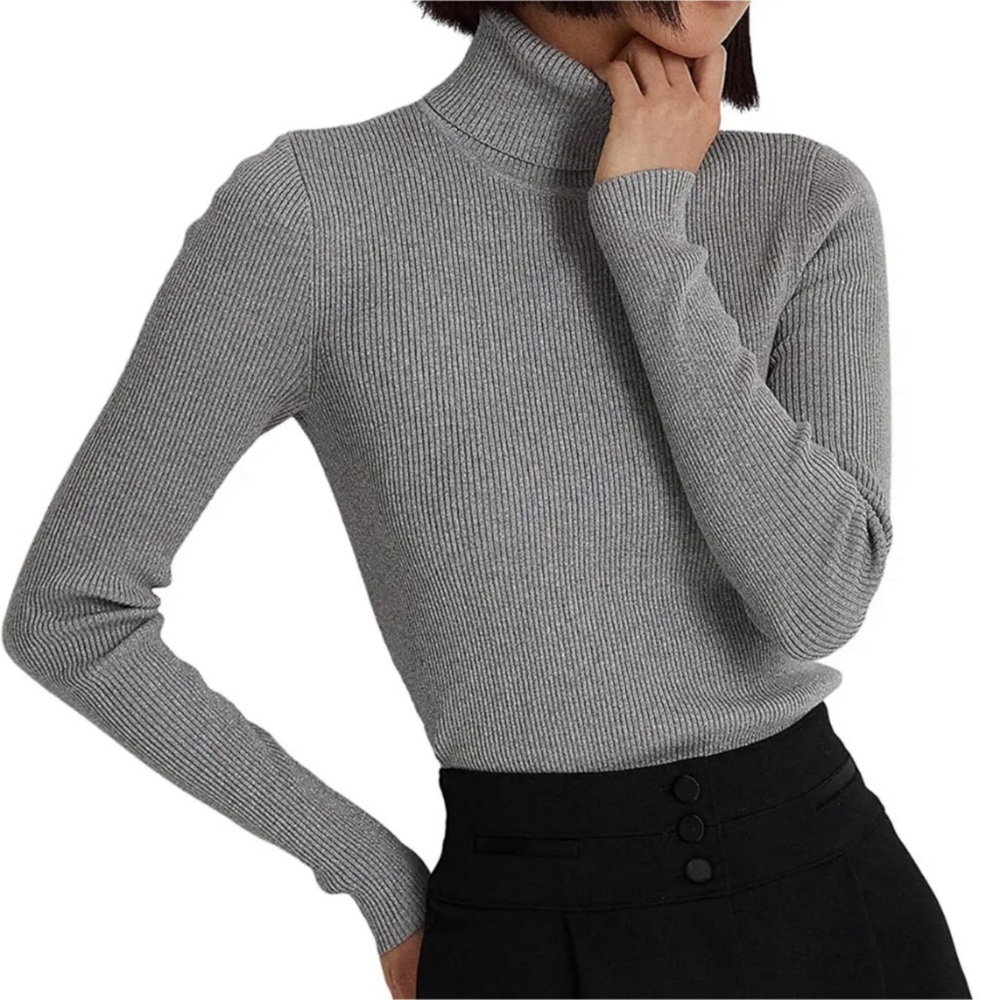 Ralph Lauren Gray Turtleneck Sweater